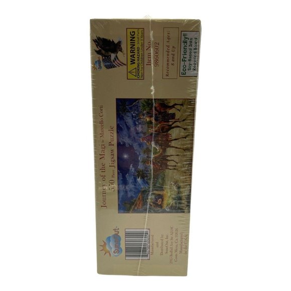 Journey of The Magi 550 pc Jigsaw Puzzle 15x24" by SunsOut Christmas (M. Corti) - Picture 5 of 6